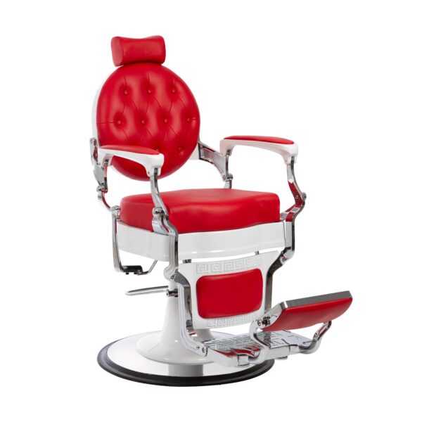 CADEIRA BARBEIRO MAE RED WHITE